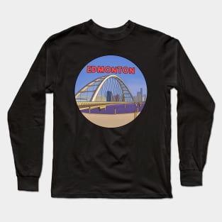 Canadian City Edmonton Long Sleeve T-Shirt